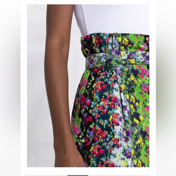 Kenzo abstract floral-print A-line skirt - Picture 2 of 8